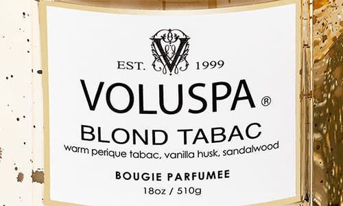 Voluspa Blond Tabac Large Jar Candle In Blond Tabac