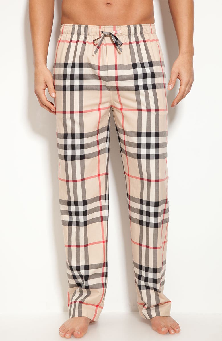 Burberry Check Print Pajama Pants | Nordstrom