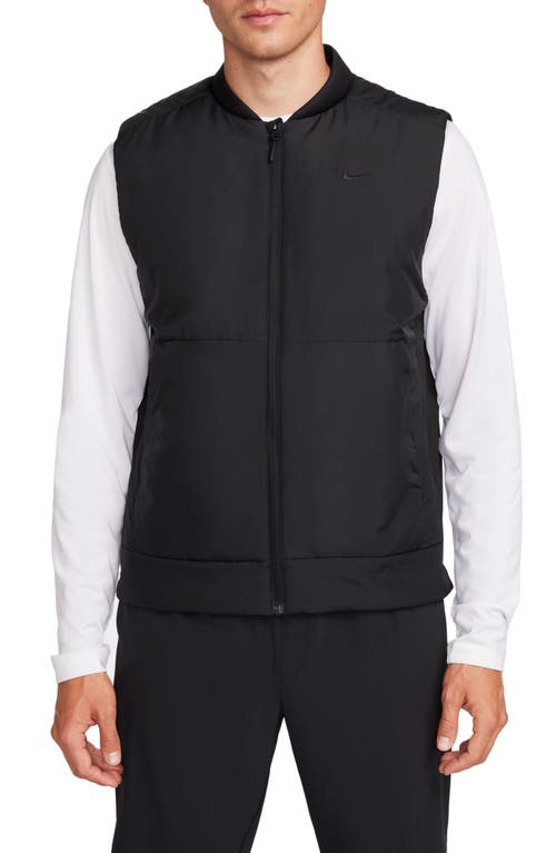 Shop Nike Therma-fit Unlimited Training Vest In Black/black