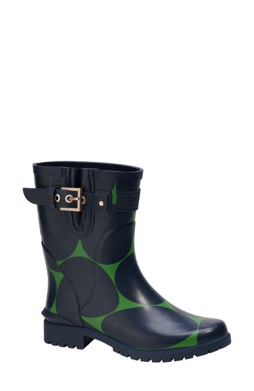 kate spade new york carina water resistant rain boot in Ks Green Multi