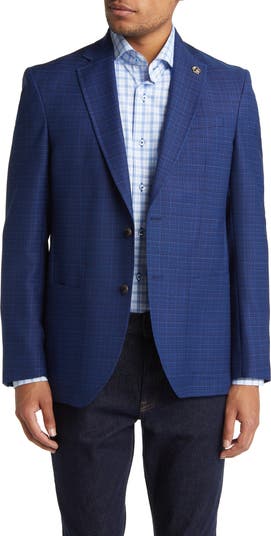 Ted Baker London Keith Slim Fit Plaid Wool Sport Coat Nordstromrack
