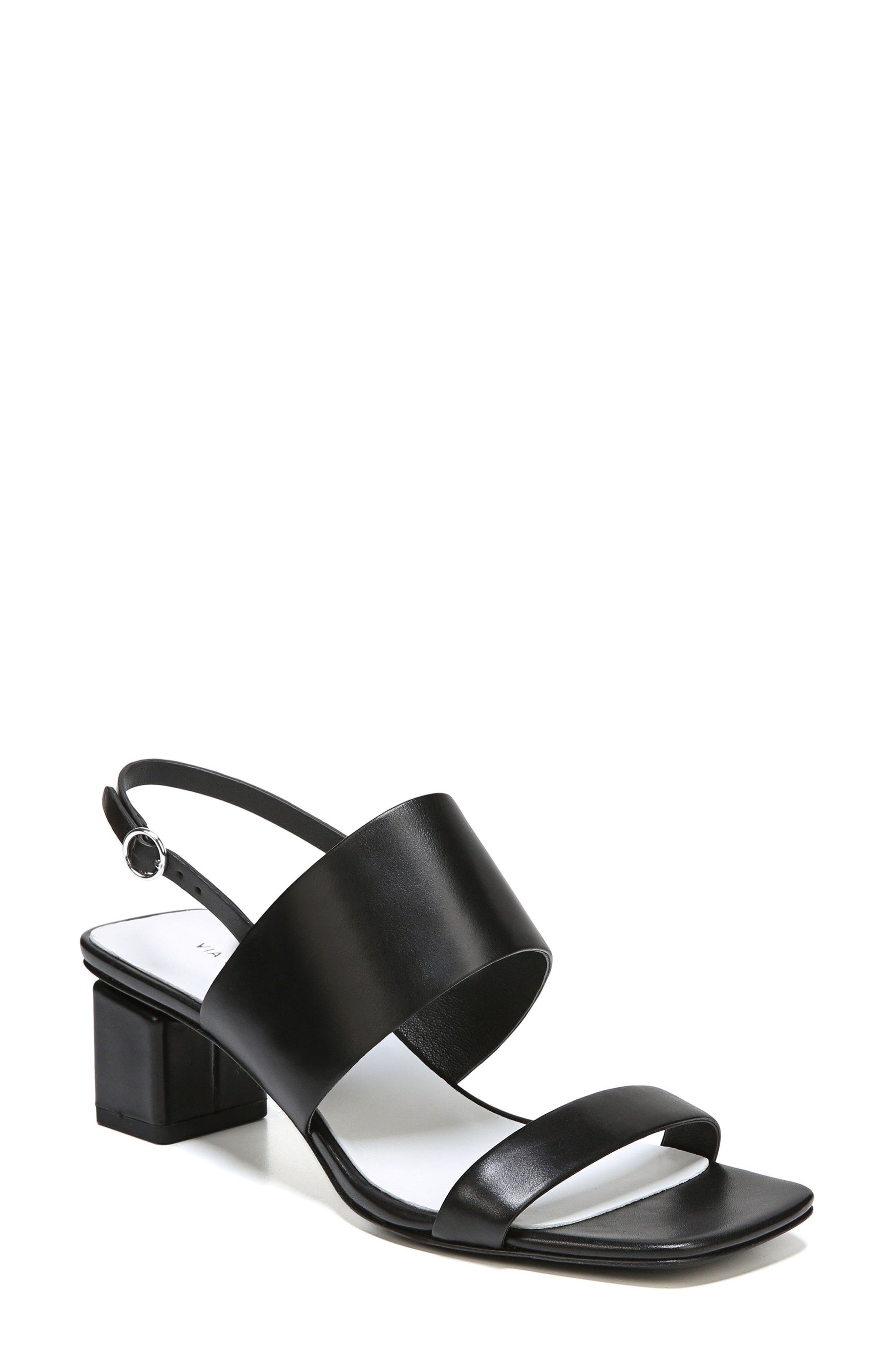 via spiga block heel sandal