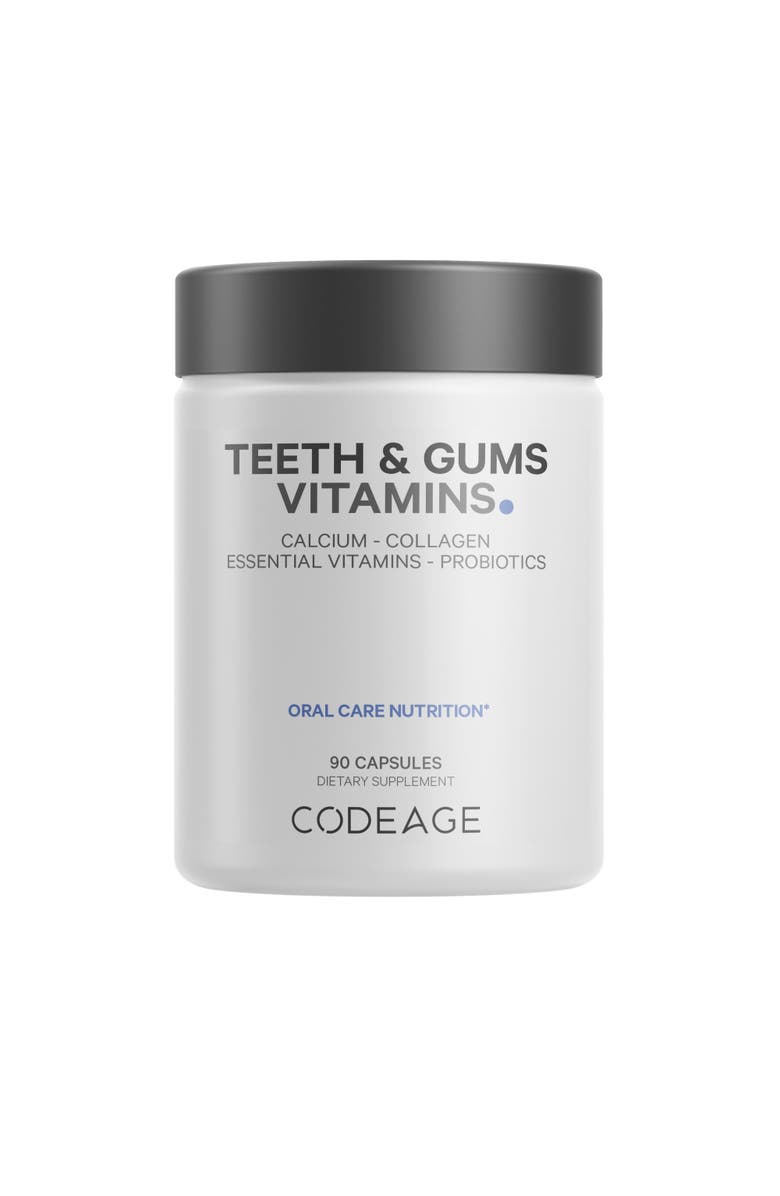 Codeage Teeth & Gums, Vitamin D3 & K2, Oral Care Collagen & Probiotic