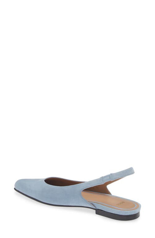 Shop Hugo Boss Boss Rose Slingback Flat In Medium Grey