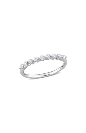 Created Forever Lab Grown Diamond Semi Ring In White