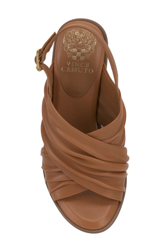 Shop Vince Camuto Fencheli Slingback Sandal In Brown