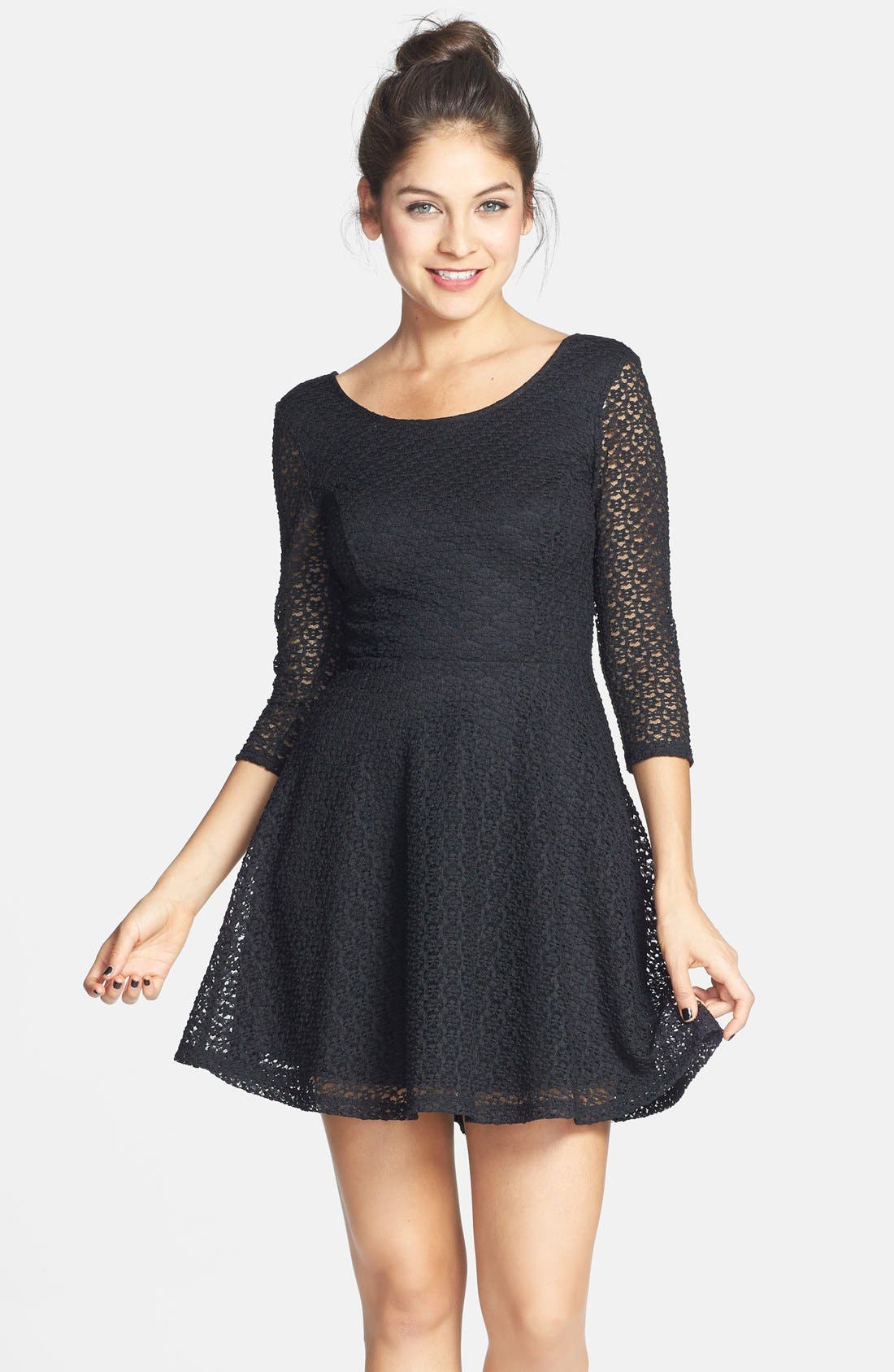 Lace Skater Dress Nordstrom