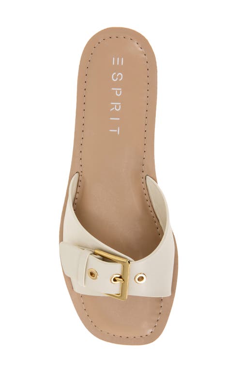 Esprit Lily Slide Sandal In Ivory