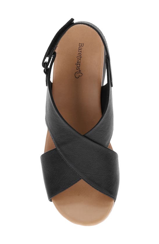 Baretraps Victoria Slingback Wedge Sandal In Black