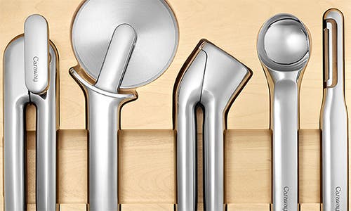 Shop Caraway 6-piece Stainless Steel Kitchen Gadget Set In Silver