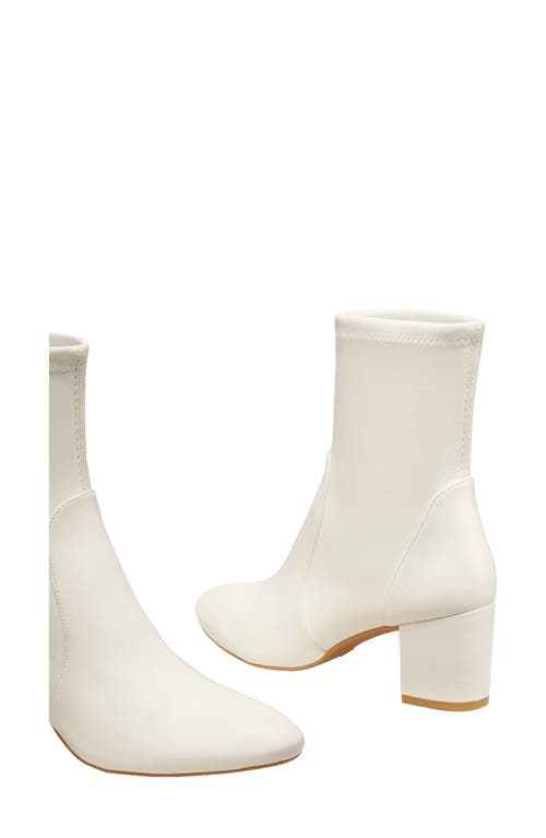 Shop Stuart Weitzman Yuliana Ankle Bootie In Cream