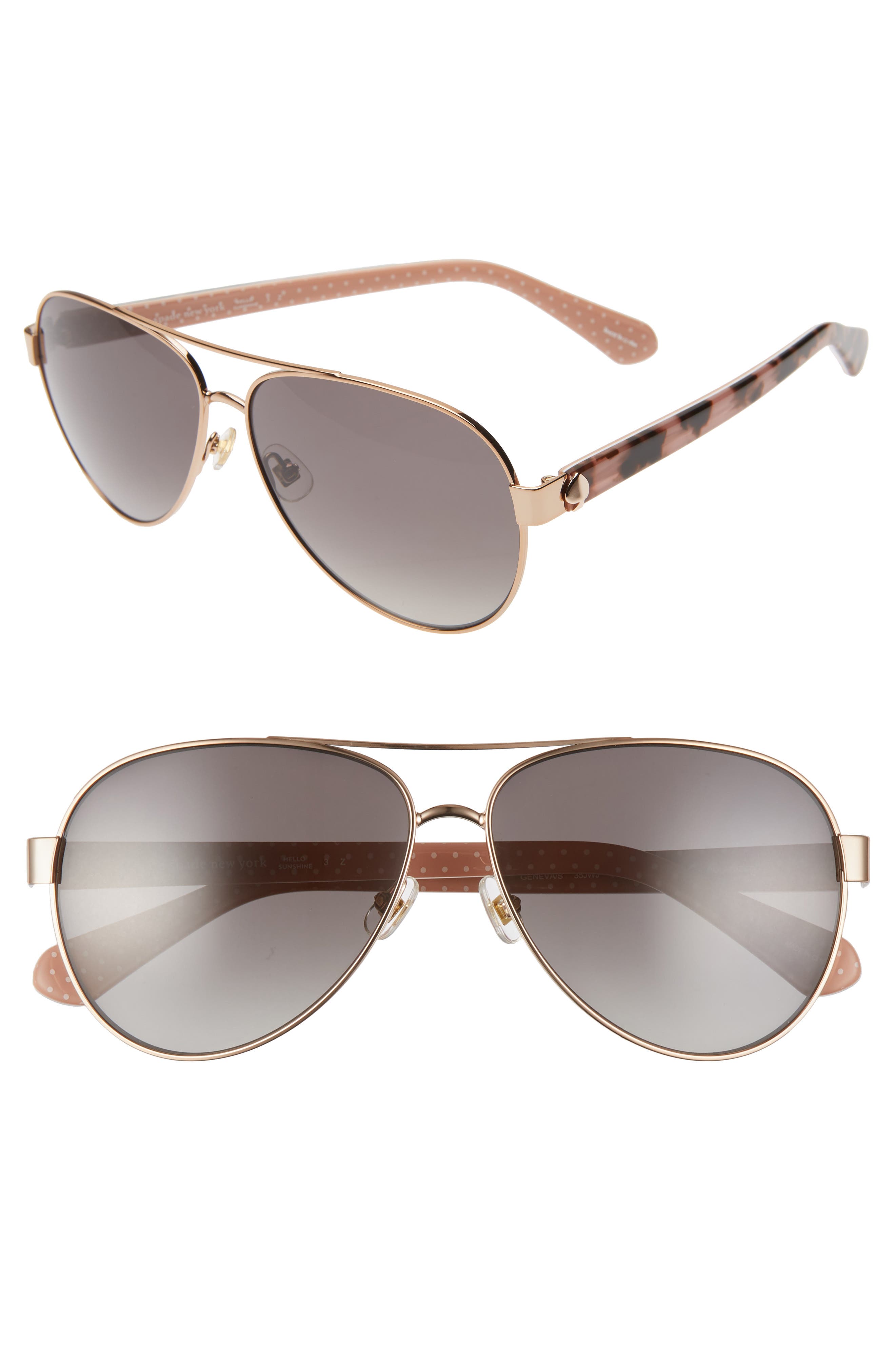 KATE SPADE NEW YORK geneva 59mm aviator sunglasses Nordstromrack