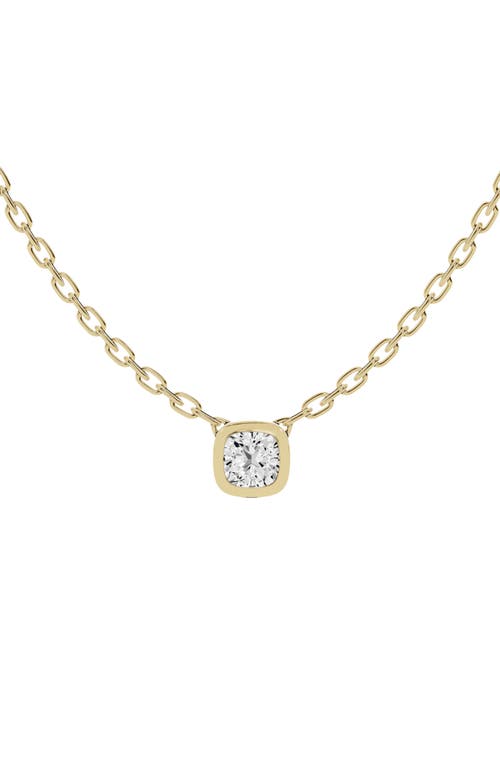Jennifer Fisher 18K Gold Cushion Lab Created Diamond Pendant Necklace in D0.5Ct - 18K Yellow Gold at Nordstrom