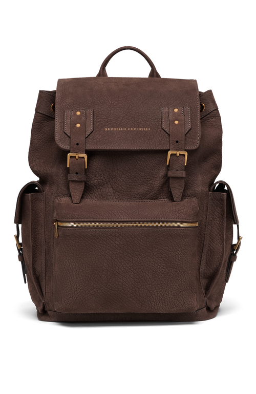 Shop Brunello Cucinelli City Backpack In Brown