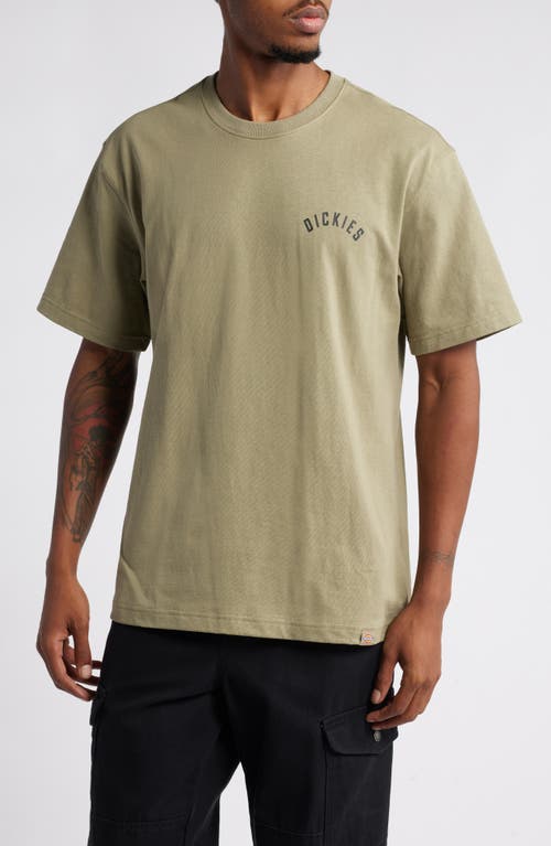 Shop Dickies Logo Graphic T-shirt In Imperial Green