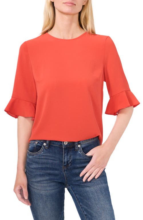 CeCe Ruffle Cuff Blouse at Nordstrom,