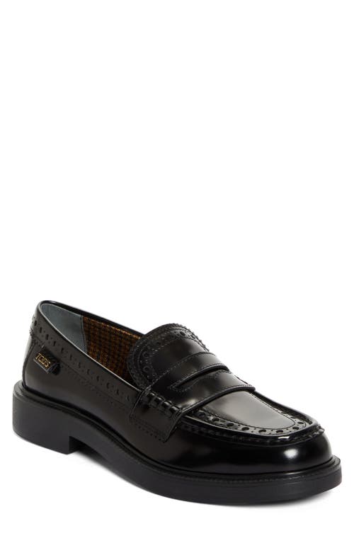 Tod's Penny Loafer In Nero