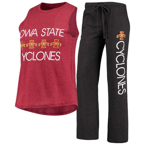 Lids Iowa State Cyclones Concepts Sport Women's Ultimate Flannel Sleep  Shorts - Black/Gray