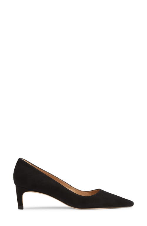 Shop Lk Bennett Ava Pointed Toe Kitten Heel Pump In Black