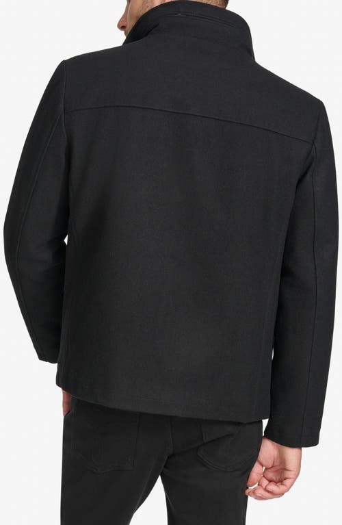 Calvin Klein Men's Hipster Full-zip Jacket With Zip-out Hood In Black