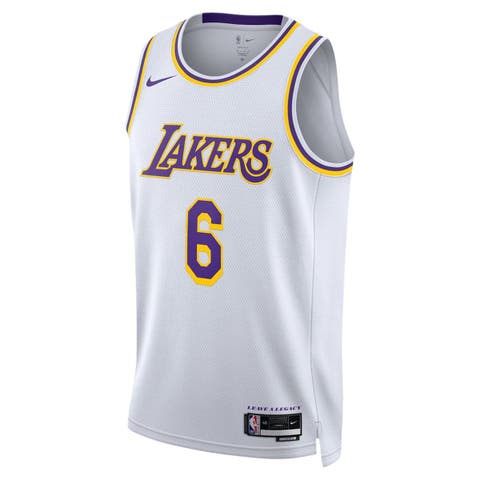  Nike Lebron James Los Angeles Lakers Gold Kid's Icon Edition  Swingman Jersey X-Large : Sports & Outdoors