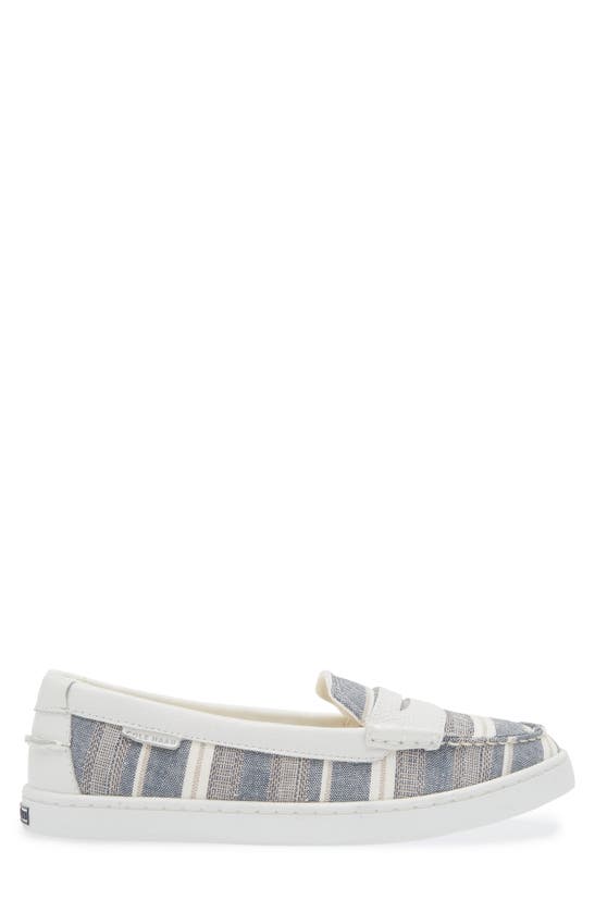 Shop Cole Haan Nantucket Penny Loafer In Blue/ Ivory