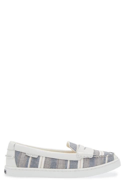 Shop Cole Haan Nantucket Penny Loafer In Blue/ivory