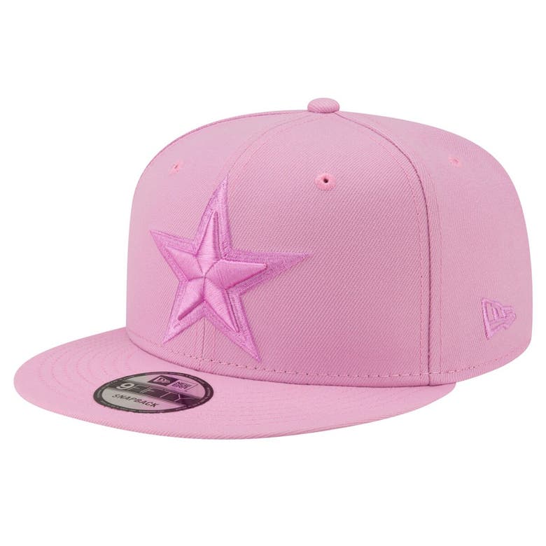 Shop New Era Pink Dallas Cowboys Color Pack 9fifty Snapback Hat