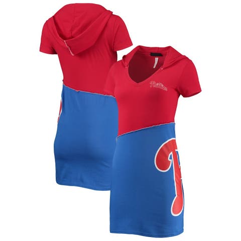 New Era Philadelphia Phillies Women's Red Baby Jersey Cropped Long