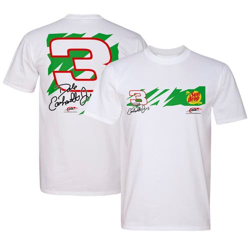 Men's JR Motorsports Official Team Apparel White Dale Earnhardt Jr. Lifestyle T-Shirt