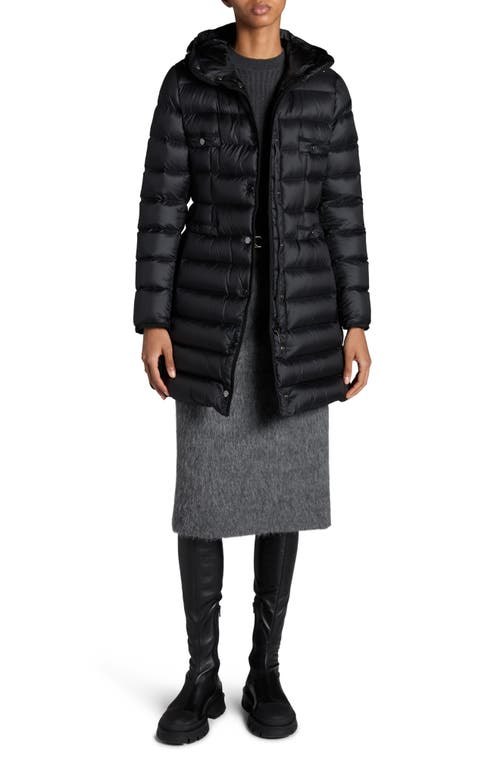 MONCLER MONCLER GIE WATER RESISTANT DOWN LONG COAT 