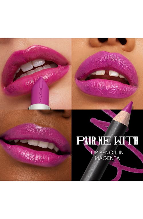 Shop Mac Cosmetics M·a·cximal Sleek Satin Lipstick In Violet Vapor