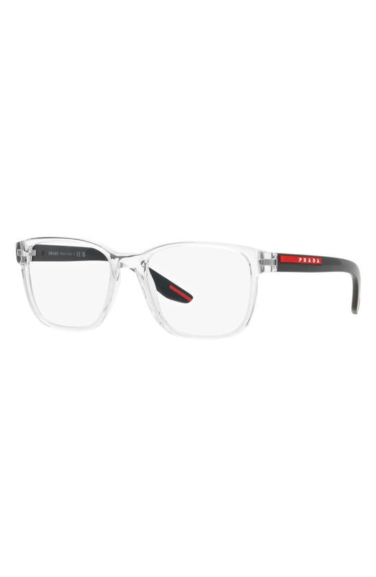 PRADA PRADA LINEA ROSSA 57MM PILLOW OPTICAL GLASSES