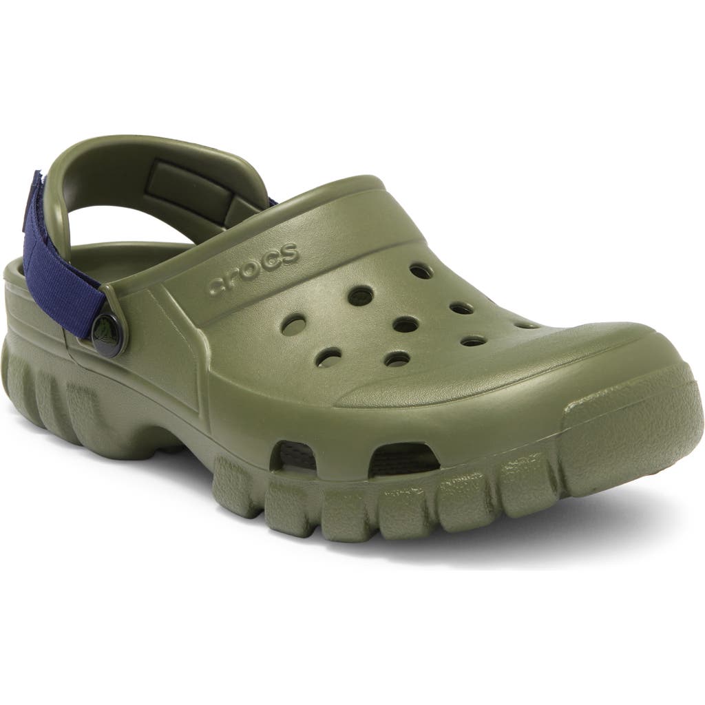 Shop Crocs Offroad Sport Clog In Army Green/navy