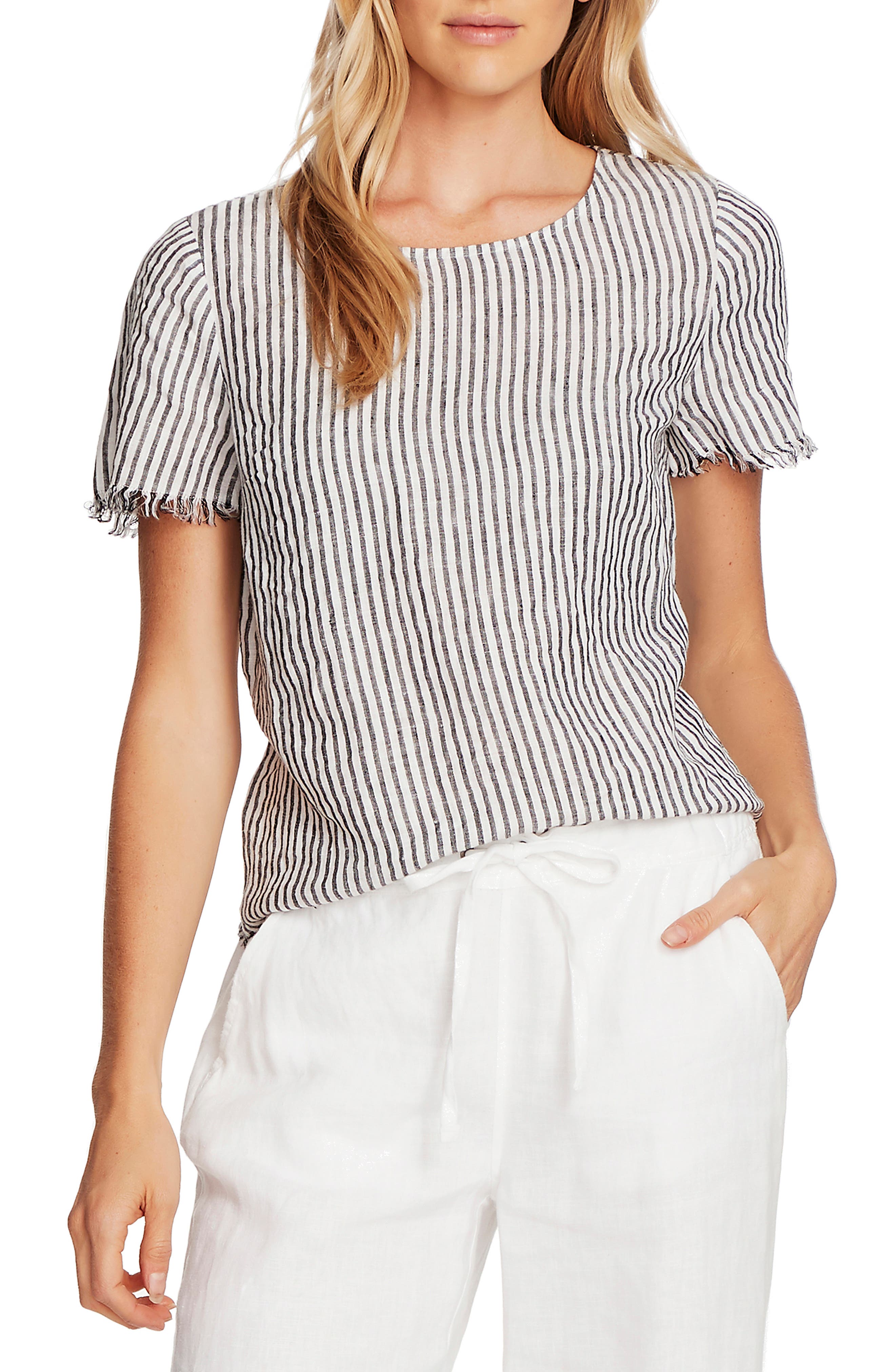 vince camuto fringe top