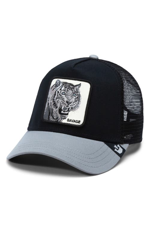 Goorin Bros . The Savage Tiger Trucker Hat In Black