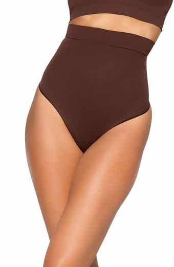 Spanx Suit Your Fancy High Waisted Thong Shaper $64 Size XL Beige