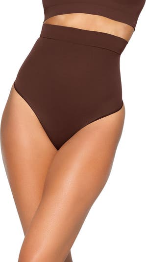 Track Smoothing Intimates High Waisted Thong - Sand - 2X at Skims