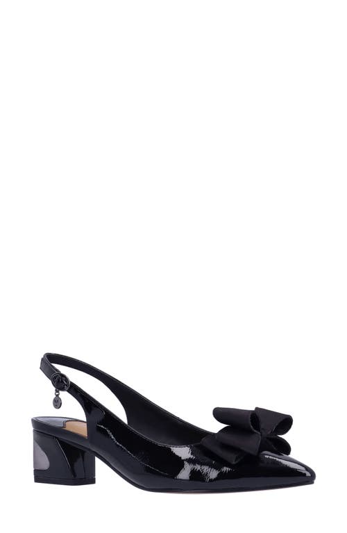 Kimma Slingback Pointed Toe Pump in Black