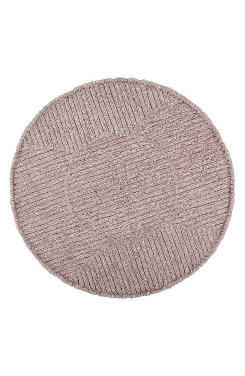 Lorena Canals Woolable Tea Wool Rug in Pearl Grey Misty Rose Natural