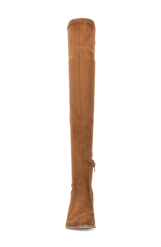 New York And Company Ruby Tall Boot In Cognac