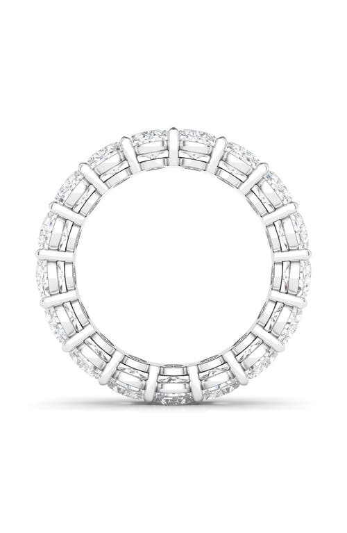 Hautecarat Oval Cut Lab Grown Diamond Eternity Band In White Gold