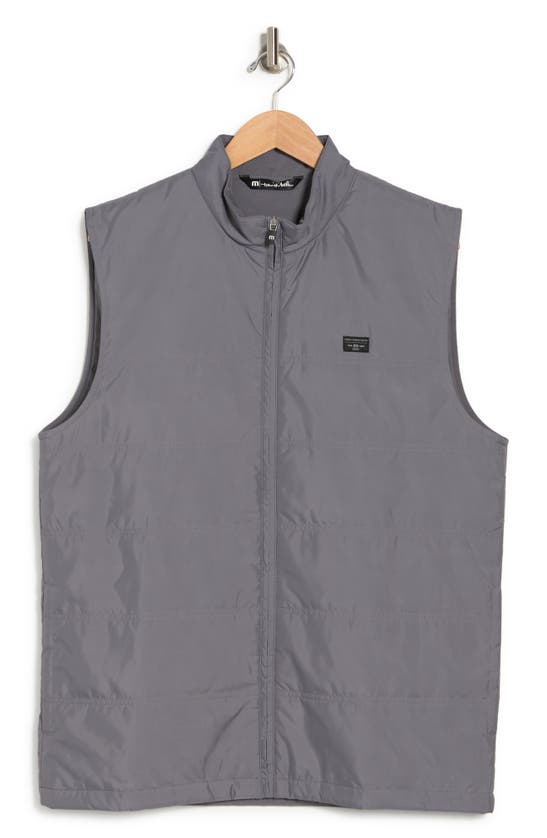 Travismathew Cold Heart Vest In Quiet Shade