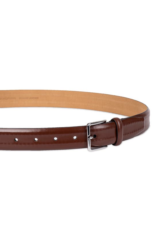 COLE HAAN COLE HAAN HIDDEN STITCH LEATHER BELT
