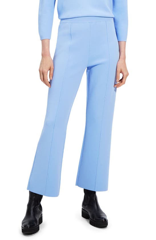 Theory Ankle Cut Flare Pants In Cornflower - G2m