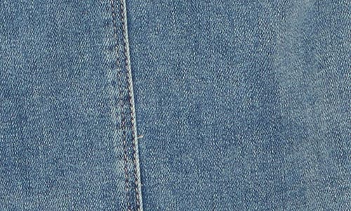 Democracy Paint Splatter Cropped Wide Leg Jeans In Light Blue Artisinal