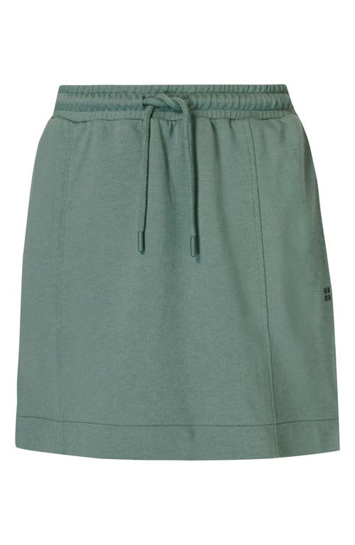 Shop Sweaty Betty After Class Skirt In Cool Forest Green