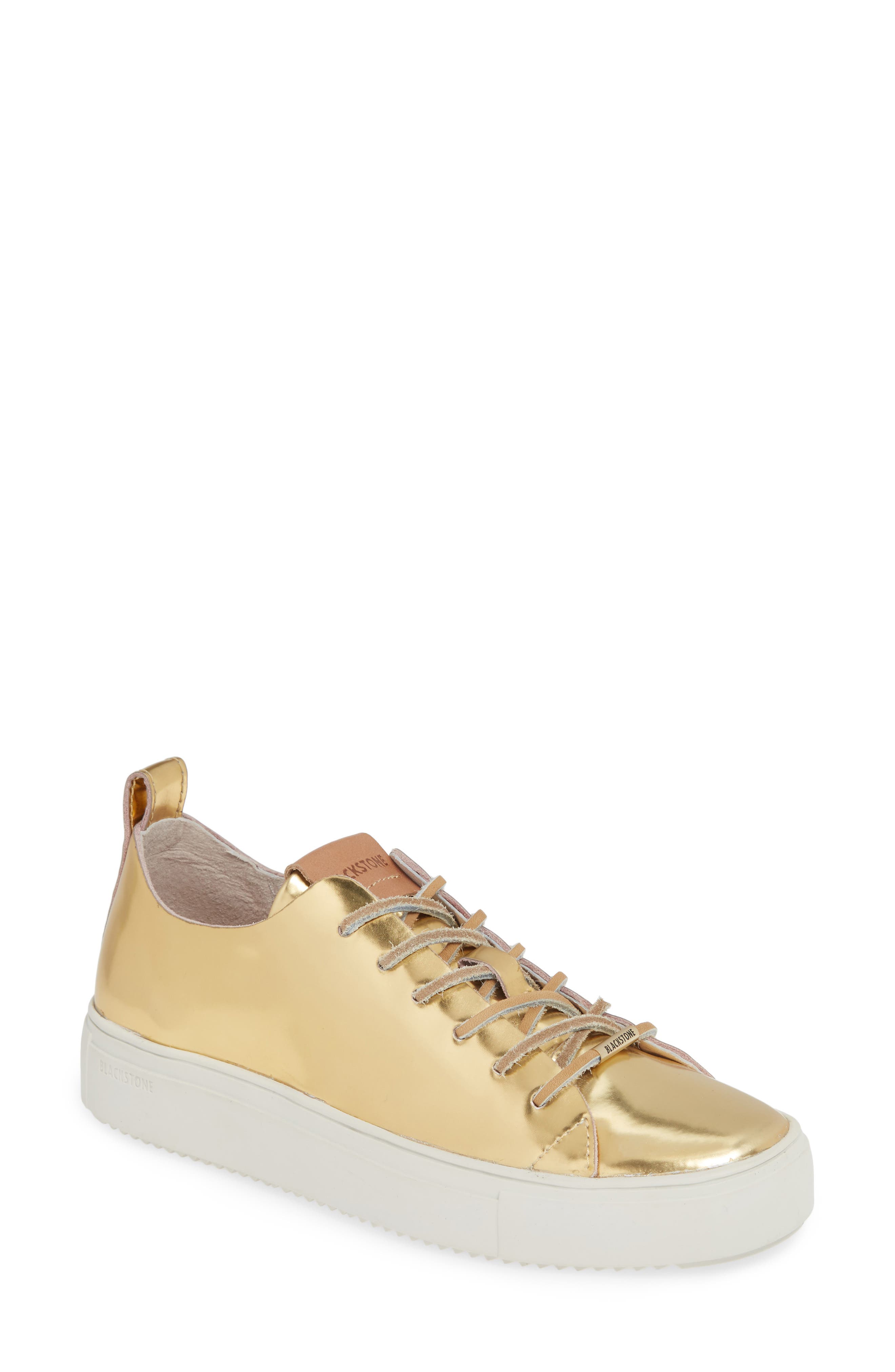 Blackstone Rl69 Metallic Mid Top Sneaker, Metallic