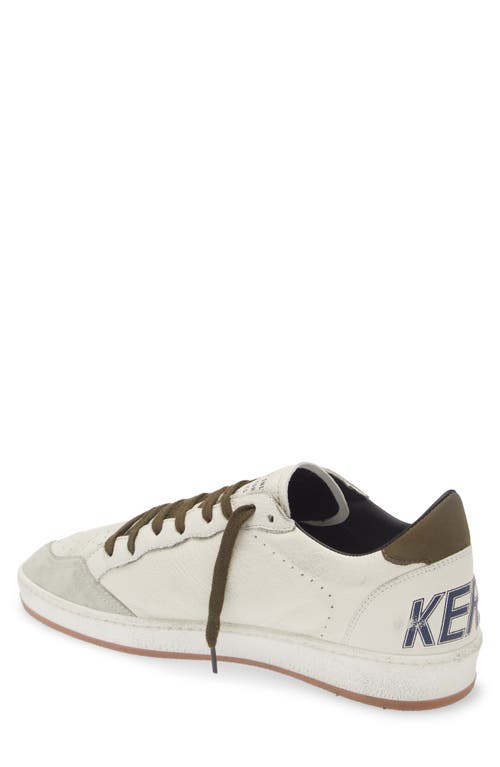 Golden Goose Super-star Sneaker In White/black/green 10349