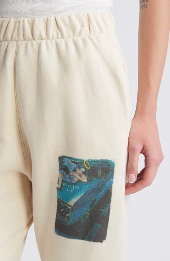 Boys Lie Fully Restored Cotton Blend Joggers In Nude